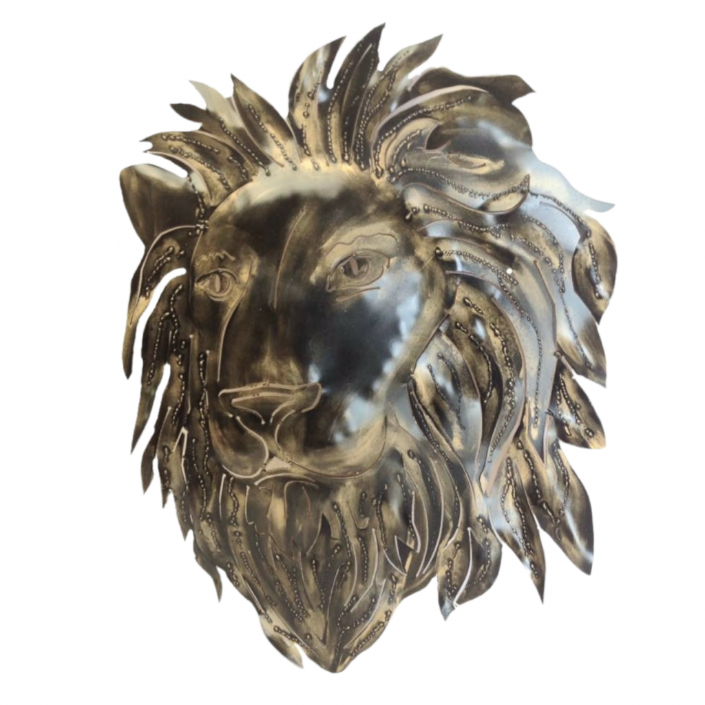 Lion wall art ,lion metal art STE Colegate 