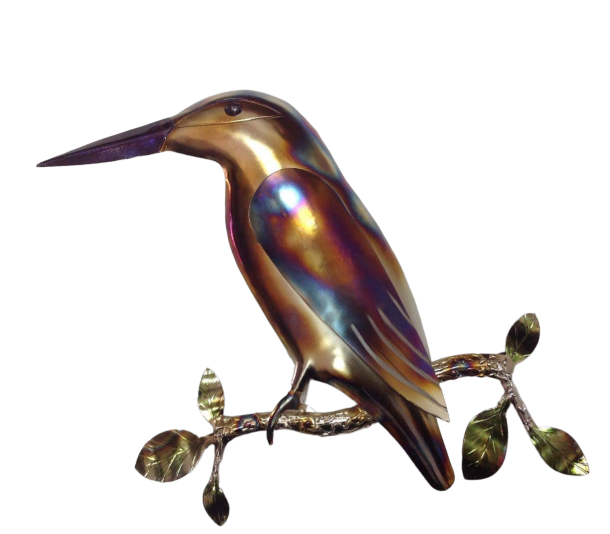 Stainless steel wall art ,metalartwork, Kingfisher ,Stephen Colegate,  wall decor