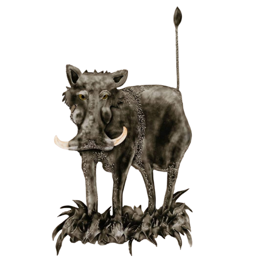 Warthog wall art , metalartwork,  Stephen Colegate 