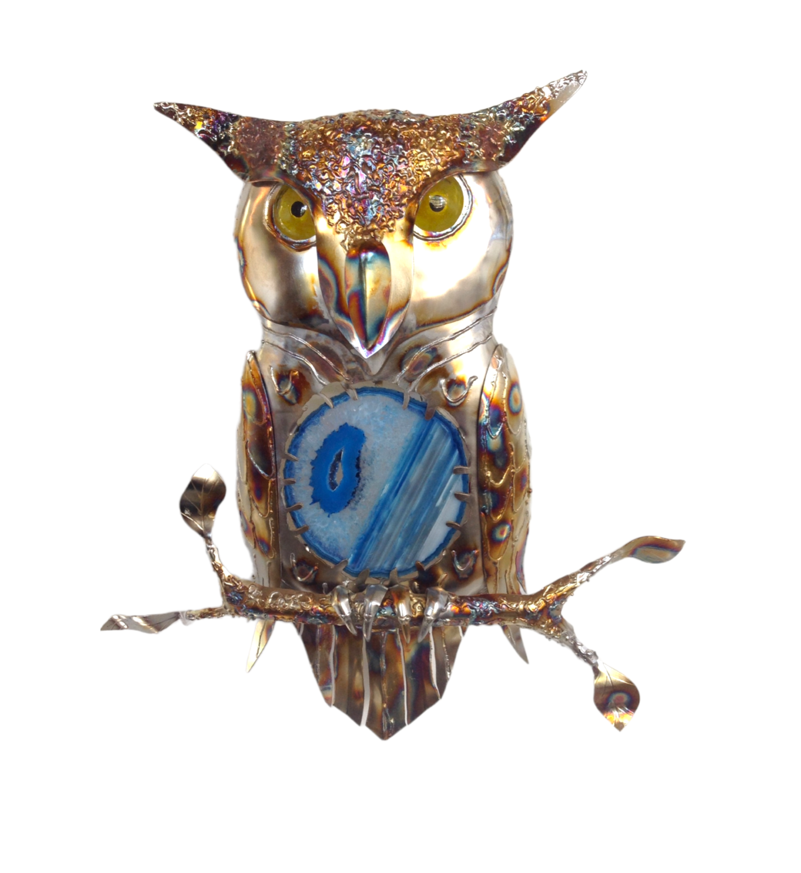 Owl wall art  ,metalartwork  ,Stephen Colegate  ,Original Metal Art  ,metalartwork 