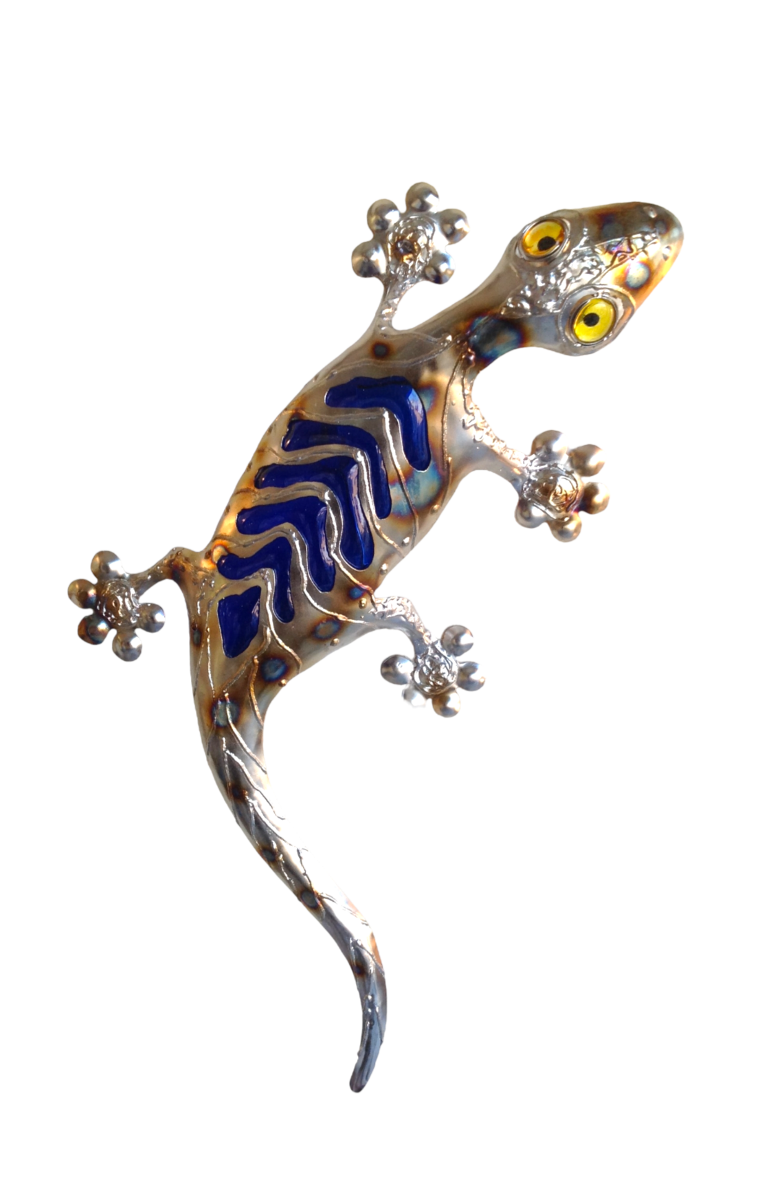 Gecko art ,metalartwork,  Stephen Colegate,  Original Metal Art  , handcrafted,  unique handcrafted metal art,  metalartwork 