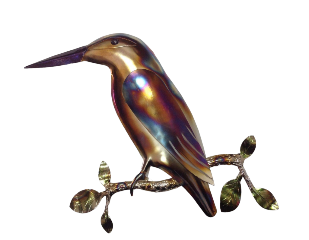 316 stainless steel Kingfisher wall hanging